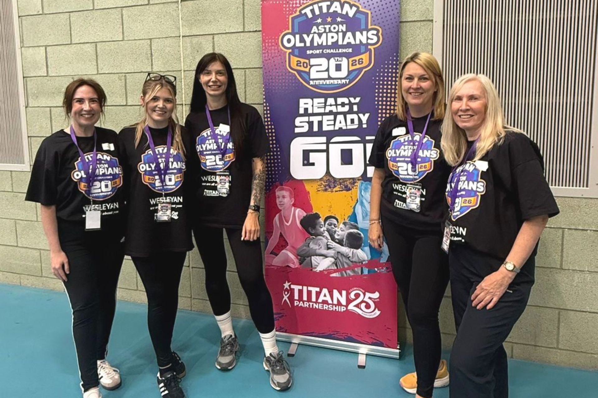 Sales team from Switch Management taking part in the 20th Titan Aston Olympians at Sport Aston, Aston University Sales team from Switch Management taking part in the 20th Titan Aston Olympians at Sport Aston, Aston University